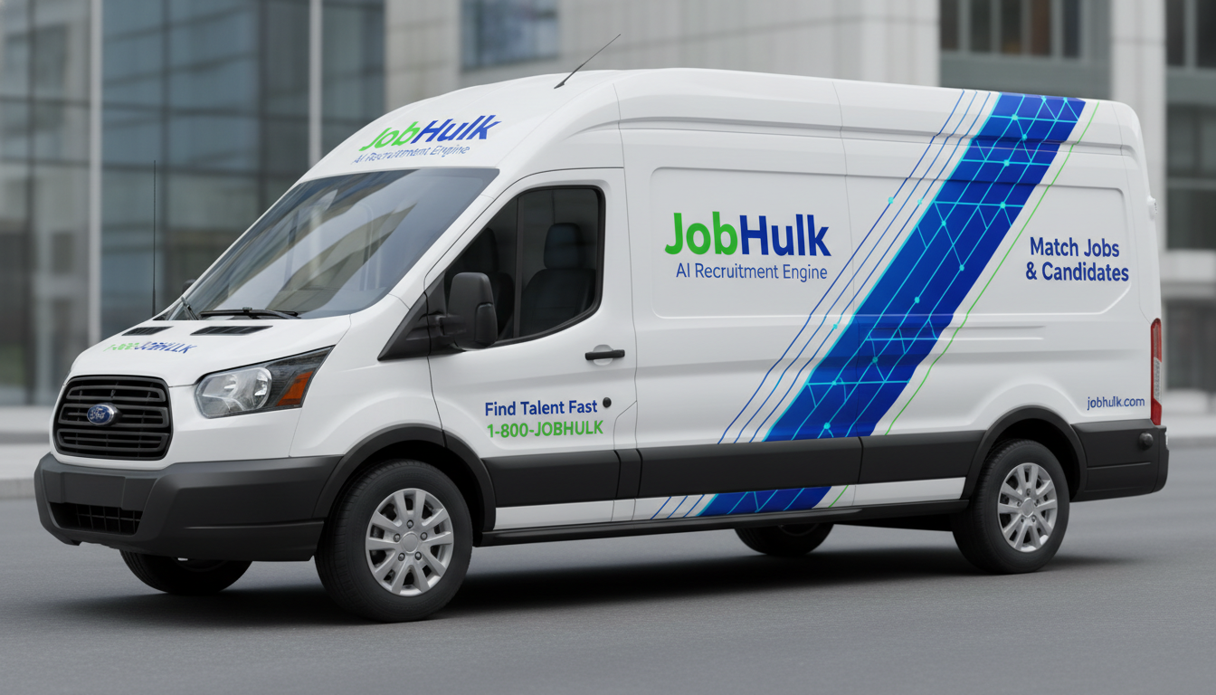 Transit van wrap with fleet branding